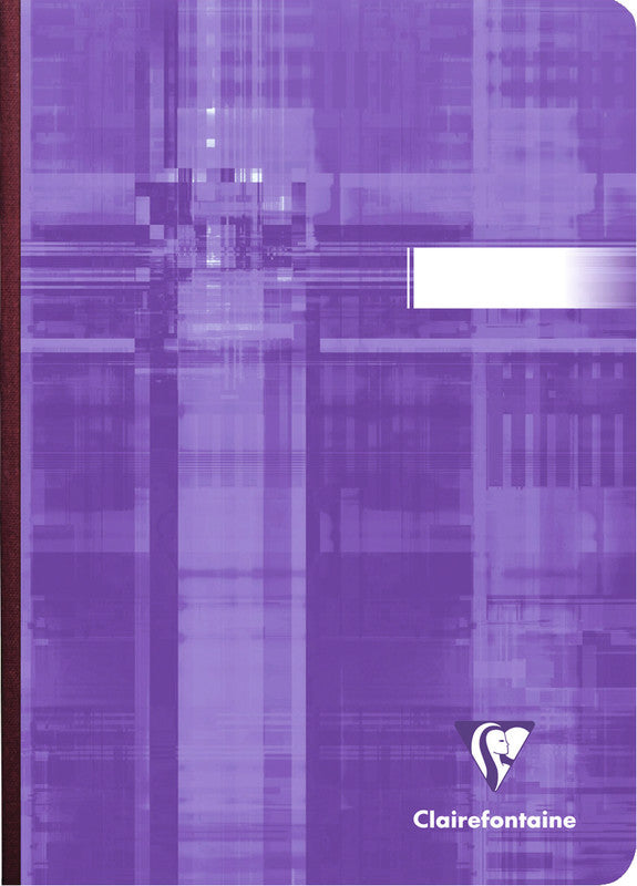Clairefontaine Notizheft, A5, liniert, Leinenrücken, Karton, 192 Seiten, 90 g/m² – sortiert