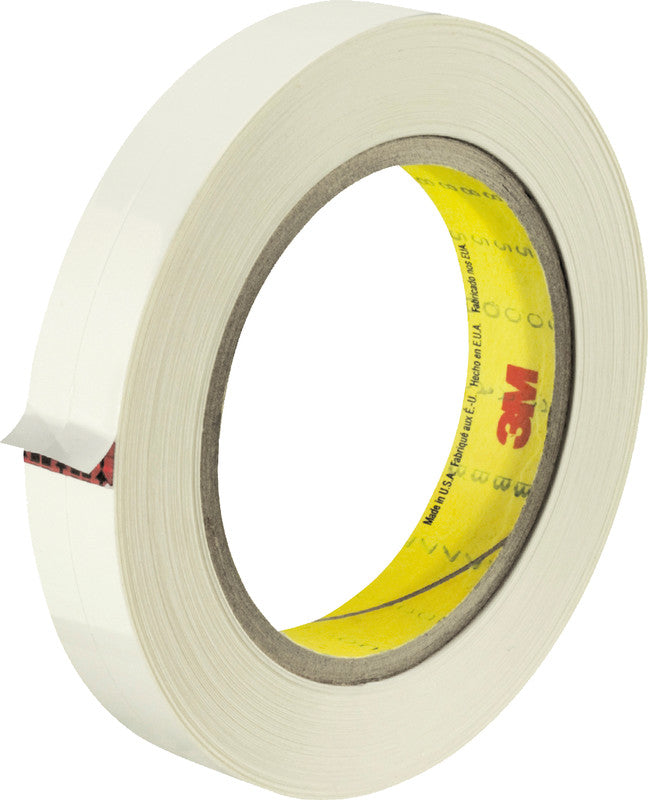 3M Scotch Doppelseitiges Klebeband 665 – permanent, klar, Zelluloseazetat, 12 mm × 23 m, Kern Ø 25 mm