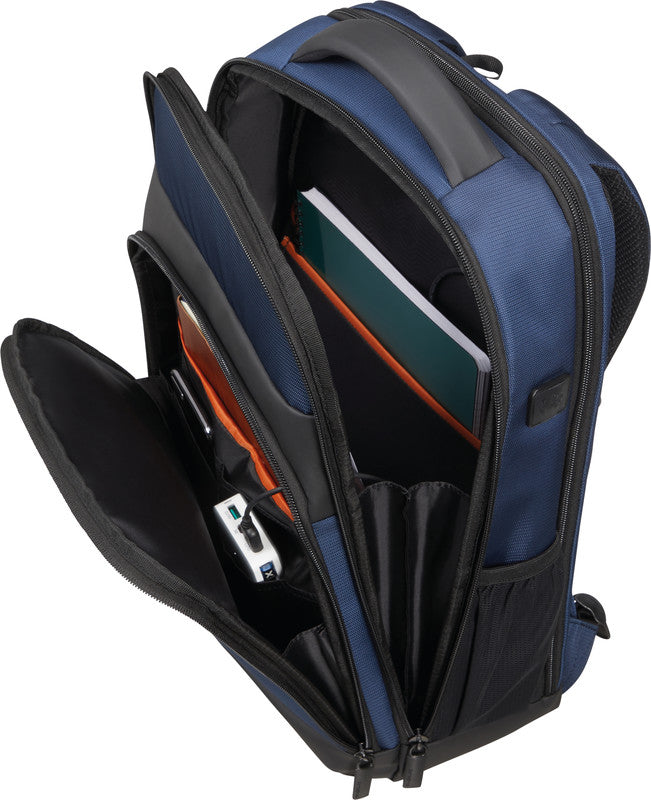 Samsonite Mysight Notebook-Rucksack – 19 l, Aufsteckfunktion, Recyceltes PET (rPET), Blau