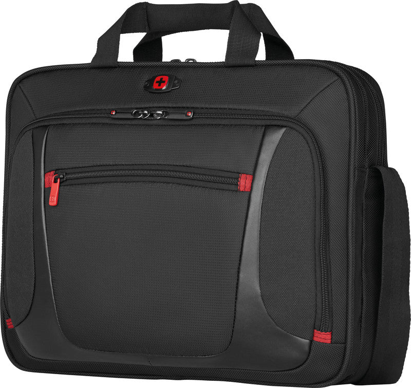 Wenger/SwissGear Wenger Sensor Notebook-Tasche – 9 l, wasserabweisend, Aufsteckfunktion, Polyester, schwarz
