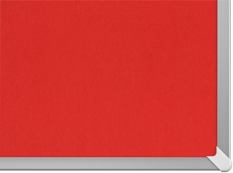 Nobo Pinnwand – Filz – 123 × 70 cm, rot, Widescreen