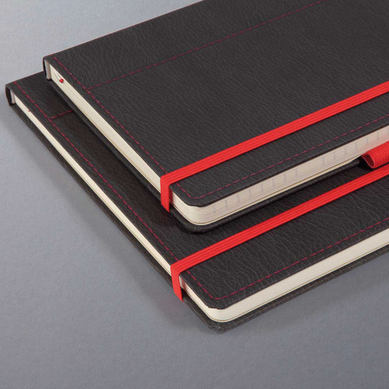 Sigel Notizbuch, 135 × 203 mm, punktkariert, Fadenheftung, 194 Seiten, 80 g/m² – grau