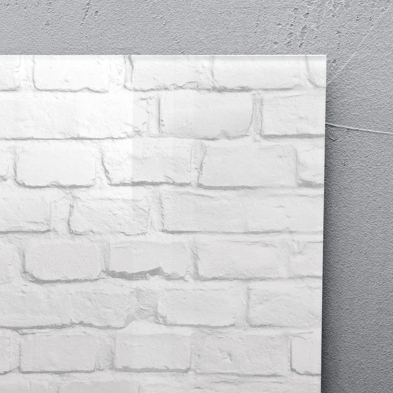 Sigel Whiteboard – 91 × 46 cm, Glas, magnetisch, Wandmontage, inkl. Magnete, Montagesatz