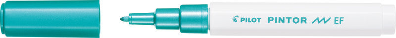 Pilot Pigmentmarker Pintor – Rundspitze 0,5-0,7 mm – Sortiert – 6er-Set – Für dunkle Oberflächen geeignet