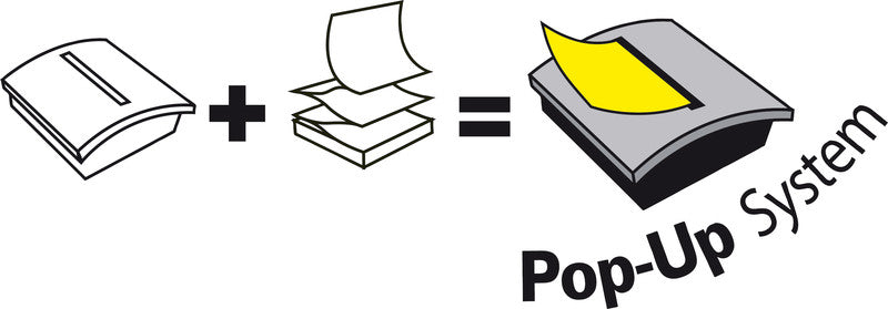 Post-it Haftnotizen – 76×76 mm – Gelb, 100 Blatt, PEFC