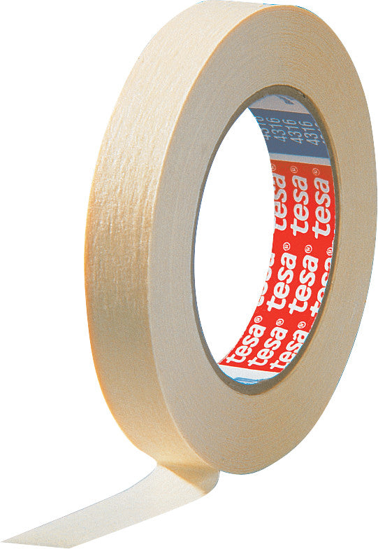tesa Abdeckband – 15 mm × 50 m, beige, glatt