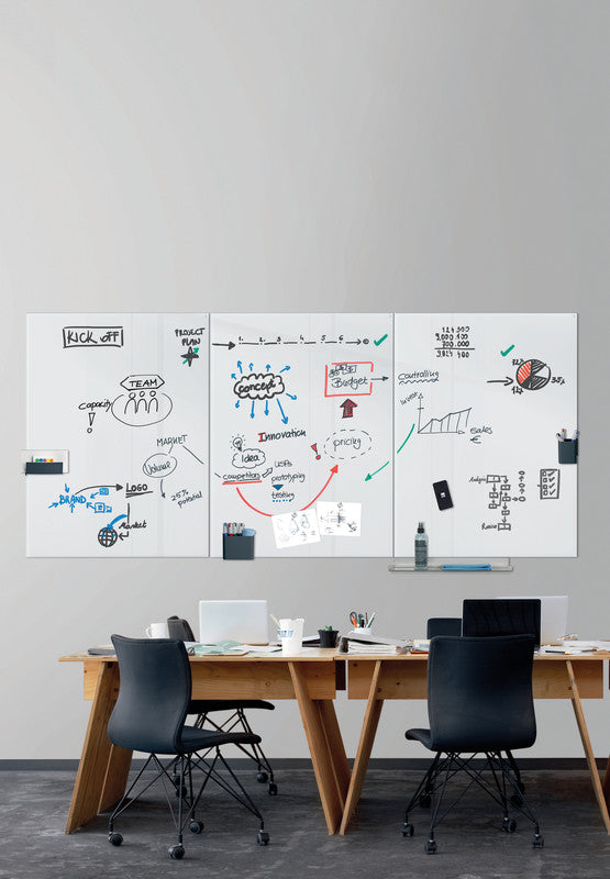 Sigel Stiftschlaufe – selbstklebend, Kunststoff, transparent, 500 × 75 mm – für Glas-Magnetboards Artverum