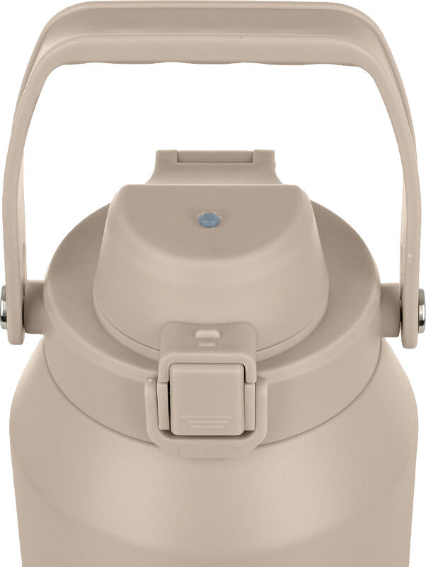 Estia Lift Isolierflasche 1,8 l – Doppelwandig 12 h heiss/12 h kalt, Edelstahl, Beige