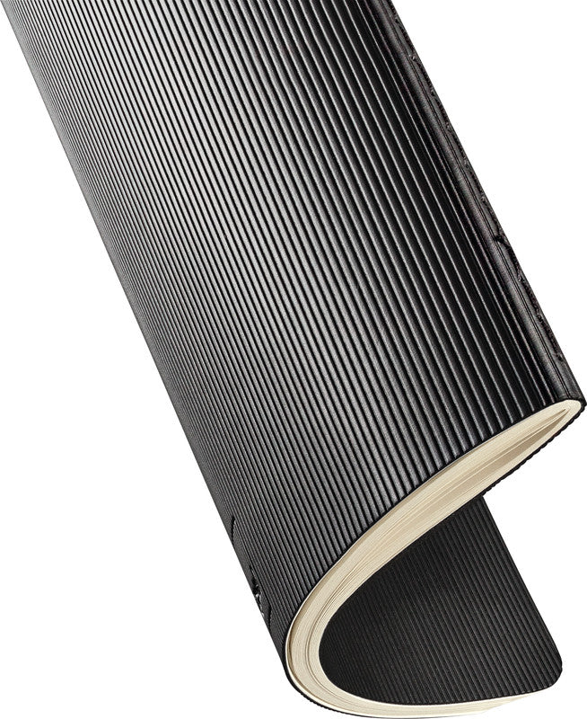 Sigel Notizheft Conceptum, 135 × 210 mm, liniert, Fadenheftung, Softcover, 64 Seiten, 80 g/m² – schwarz