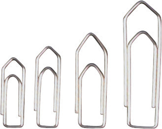 Connect Büroklammern – 43 mm – Metall – Silber – 100 Stück