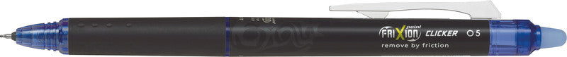Pilot FriXion Point Clicker – radierbarer Tintenroller, 0,25 mm, blau, für Linkshänder