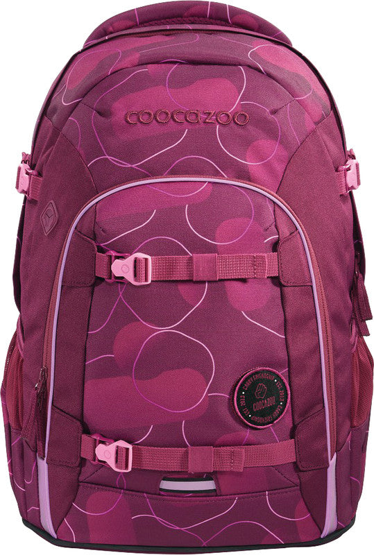 Coocazoo Rucksack Joker – Berry Bubbles – pink – 30,0 × 42,0 × 20,0 cm – recycelter Bestandteil