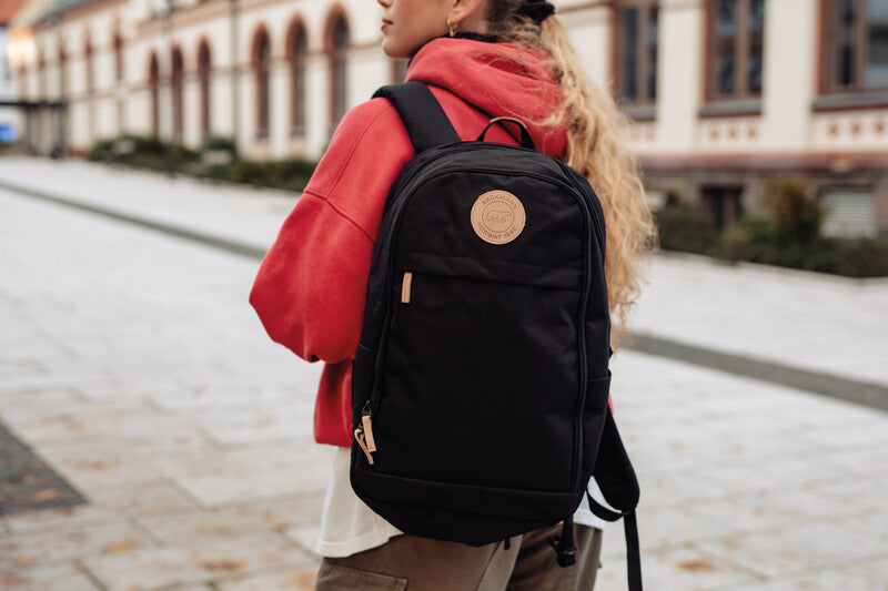 Beckmann Urban Rucksack – schwarz – 30,0×48,0×22,0 cm – recycelte Materialien