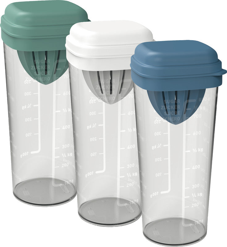Rotho Shaker 1 l, 9,4 × 9,4 × 22,4 cm, Kunststoff, weiss