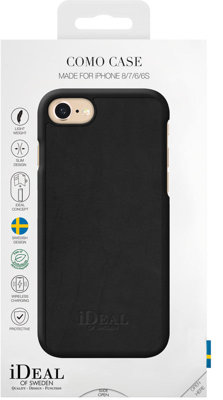 Ideal of Sweden – Backcover Como Case – für Apple iPhone 6/6s/7/8/SE (2020) – schwarz – Kunstleder