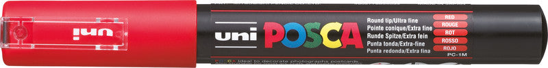 Uni-Ball Kreidemarker – Rund, 0,7 mm – Rot