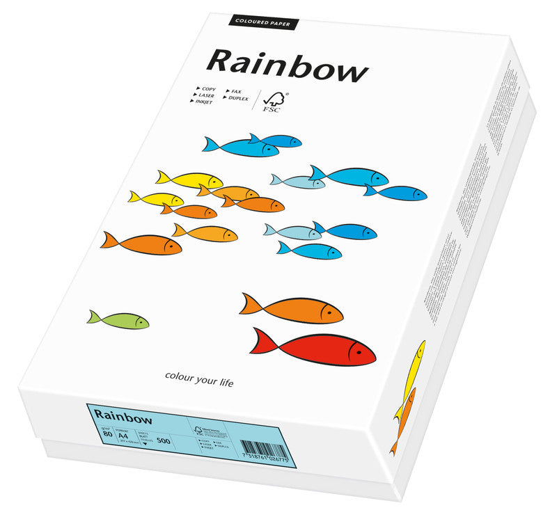 Scaldia Kopierpapier – A4, 80 g/m², mittelblau – für Inkjet/Laser/Kopierer – FSC – 500 Blatt