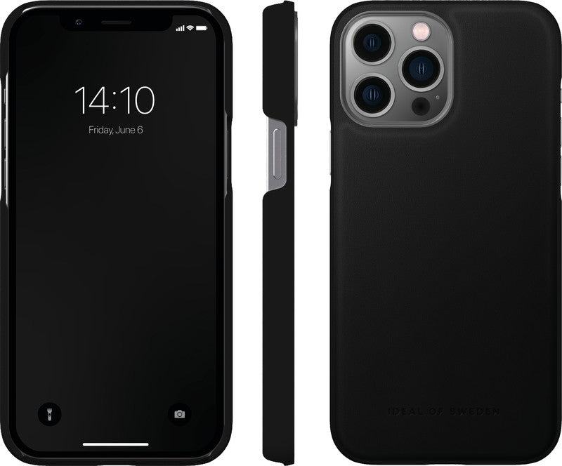 Ideal of Sweden – Backcover – für Apple iPhone 13 Pro Max – Intensives Schwarz – Kunstleder