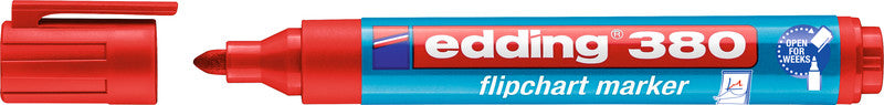 Edding Flipchart-Marker 380 – Rundspitze 1-5 mm – Sortiert – 4er-Set