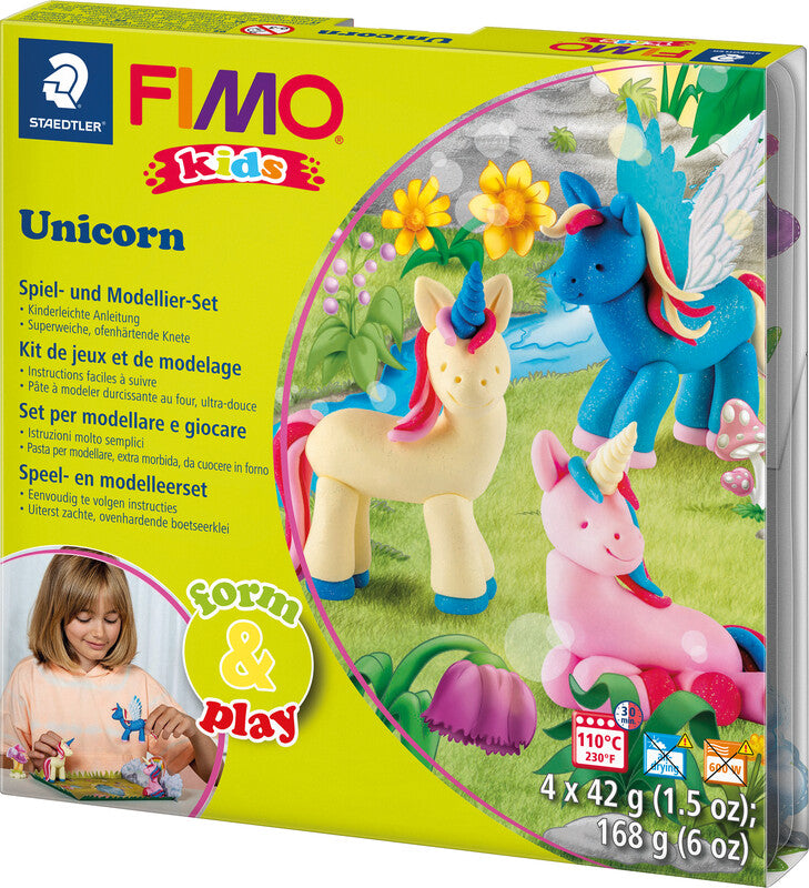 Staedtler Modelliermasse-Set Unicorn – 4 Blöcke