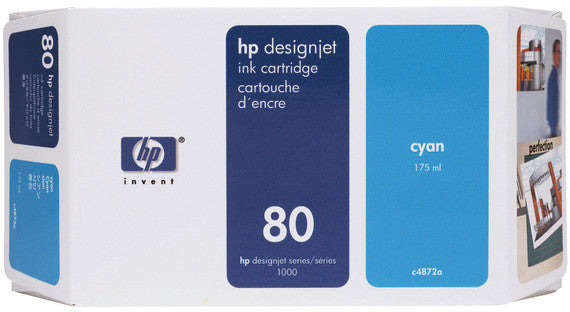 HP Tintenpatrone 80, cyan, 4'400 Seiten – für Tintenstrahldrucker/Multifunktionsgeräte