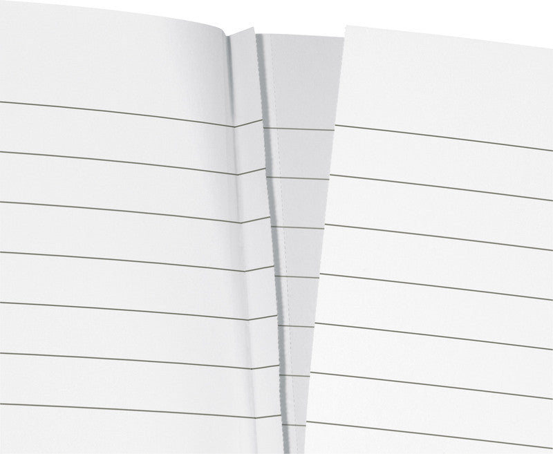 Sigel Notizbuch A6, liniert, Fadenheftung, Karton, 174 Seiten, perforiert, 80 g/m² – Mango (gelb)