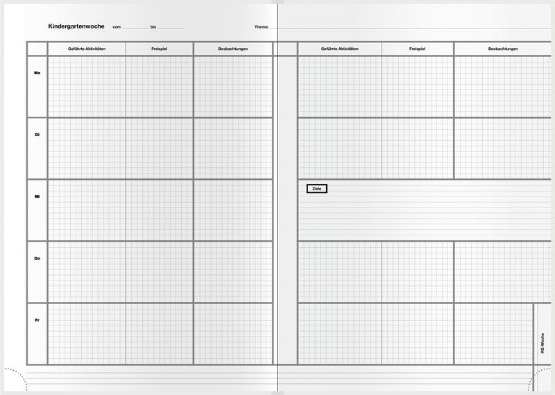 Verlag für unterrichtsm. Übungsheft, A4, 128 Seiten, perforiert, 100 g/m² – grau
