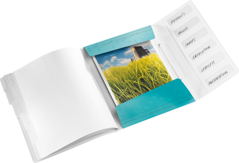 Leitz Ordner WOW – Blau, Polypropylen