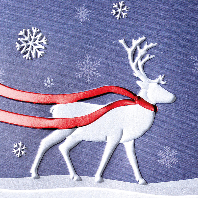 Sigel Grusskarte Winter's Eve – 220 × 110 mm – mit Umschlägen, für Inkjet/Laser/Kopierer, Edelkarton