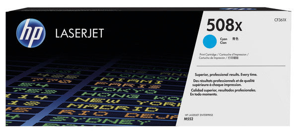 HP Toner 508X – cyan, 9500 Seiten