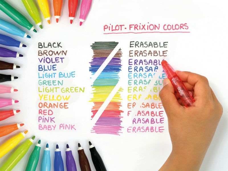 Pilot Filzstifte FriXion Colors, Strichbreite 0,6 mm, 1 Stk.