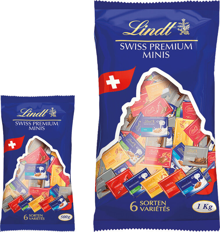 Lindt Napolitains – sortiert, 150 Stück (1 kg)
