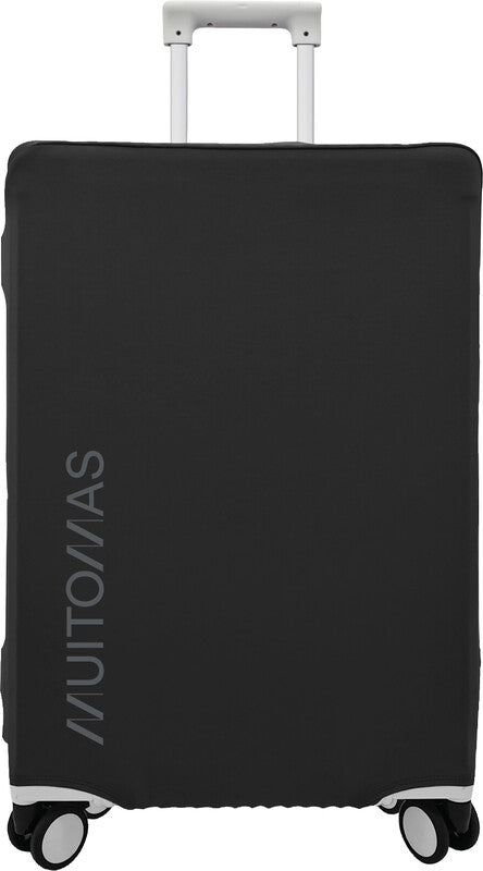 Muitomas Kofferschutzhülle – wasserabweisend, faltbar – Grösse M, B 390×590×250 mm – schwarz – Polyester