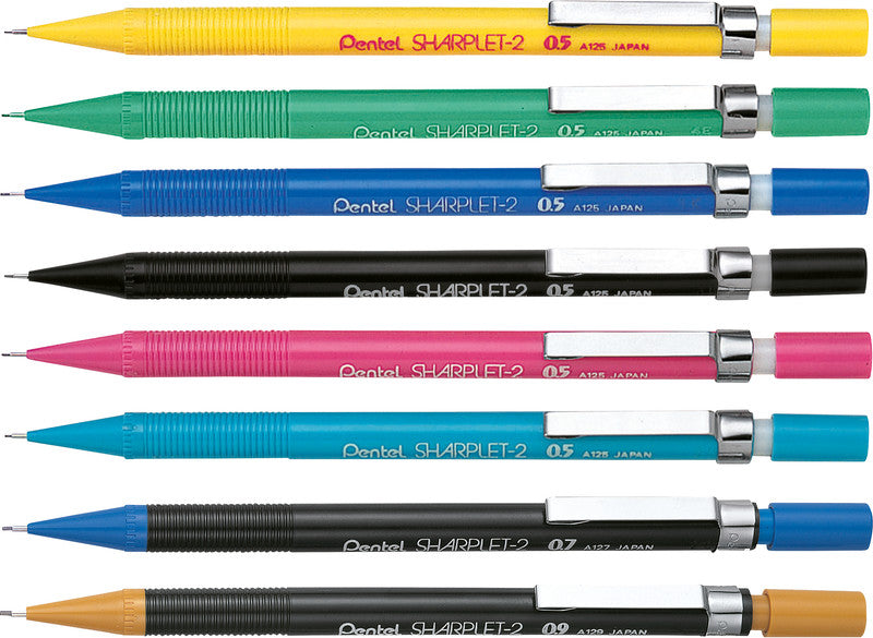 Pentel Sharplet-2 Druckbleistift – 0,9 mm, braun, mit Radierer