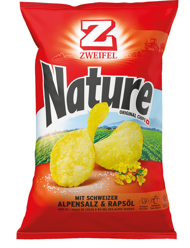 Zweifel Chips – Nature, vegan, glutenfrei, 175 g