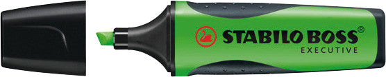 STABILO BOSS Textmarker Set 4 Farben – Keilspitze, 2–5 mm