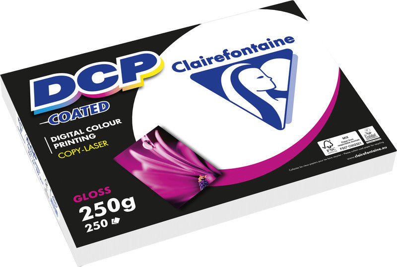Clairefontaine Edelkarton Weiss – A4, 250 g/m², 250 Blatt