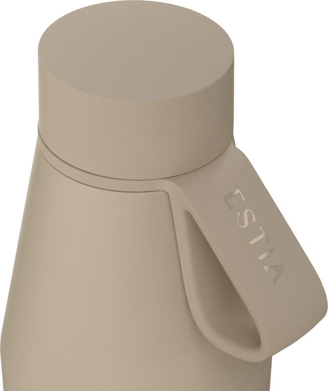 Estia Flow Isolierflasche 500 ml – Doppelwandig 12 h Heiss / 24 h Kalt, Edelstahl, Schraubdeckel