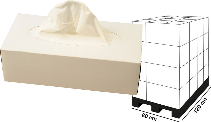 Kosmetiktücher Box – 2-lagig, weiss – 150 Tücher