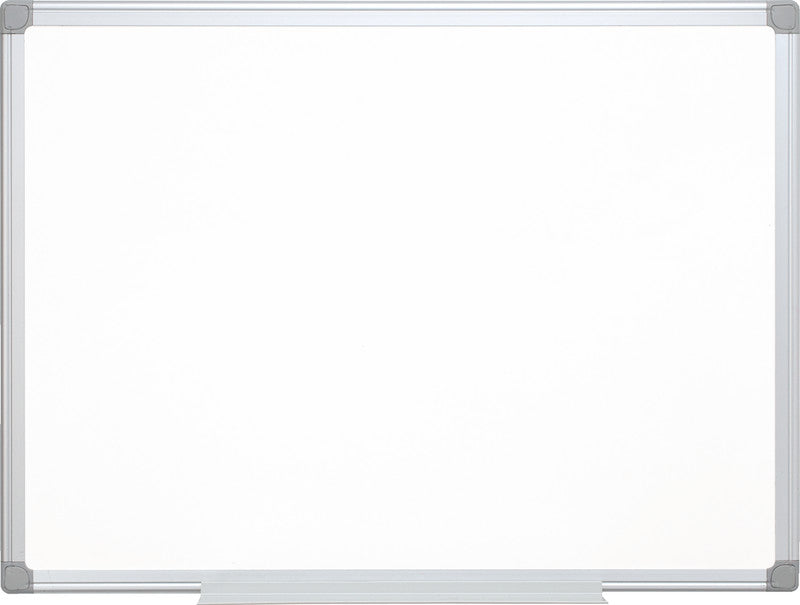 Q-Connect – Whiteboard – 120 × 90 cm, lackierter Stahl, magnetisch, Aluminiumrahmen, Wandmontage
