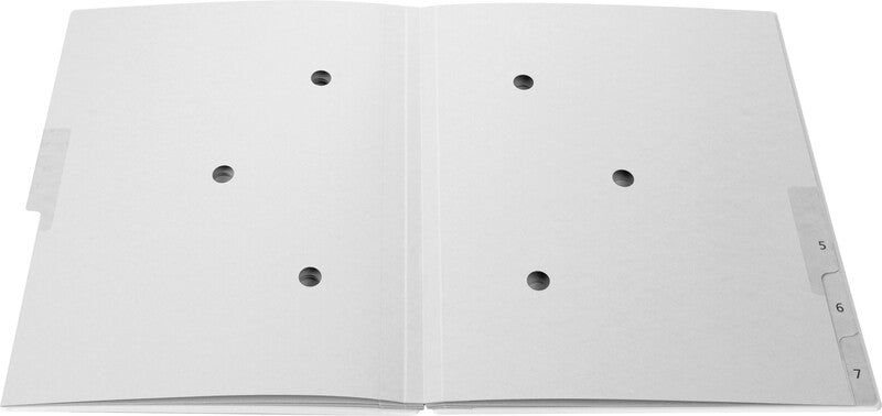 Biella Sammelmappe für A4, Karton, Schwarz, mit Leinwandrücken