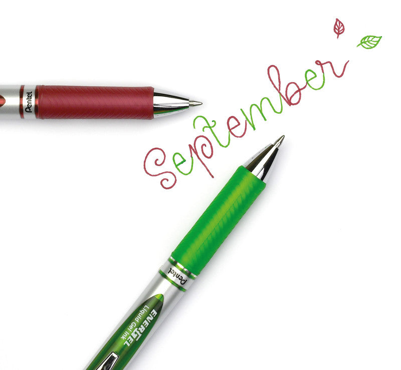 Pentel EnerGel X Gelschreiber – Hellgrün, 0,7 mm, schnelltrocknend, Druck, nachfüllbar