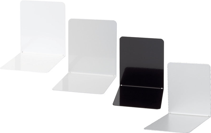 MAUL Buchstützen – 120 × 140 mm – Stahl, 2 Stück