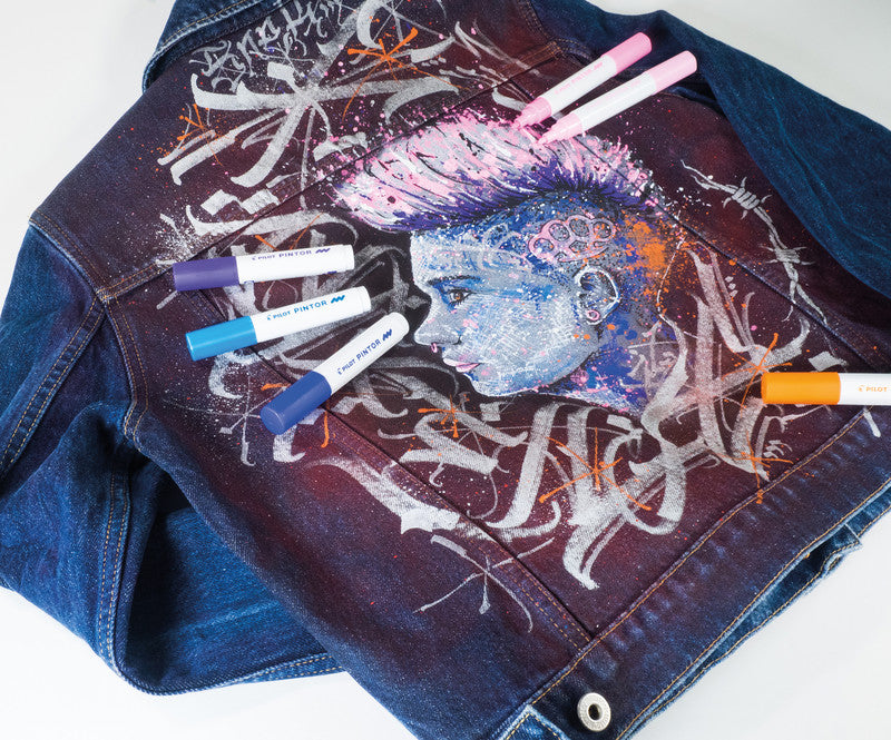 Pilot Pigment-Marker Pintor – Rundspitze 1,5-2,2 mm – Hellblau – Lichtbeständig