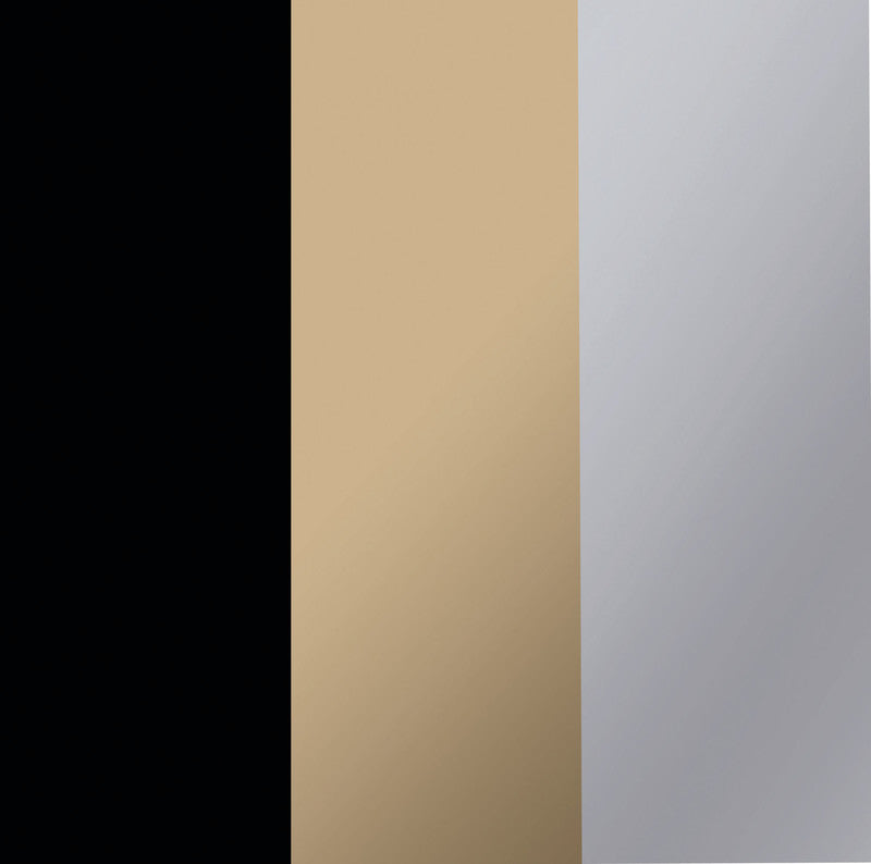 Cricut Aufbügelfolie – 3 Stück – Schwarz, Gold, Silber – 241×305 mm – für Cricut Joy Xtra