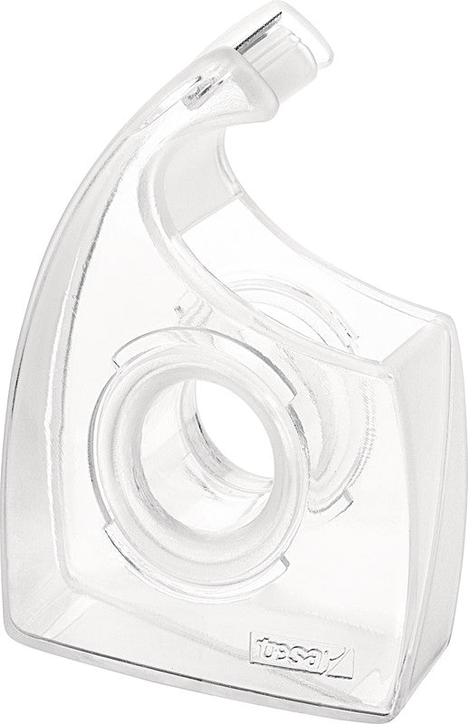 tesa Handabroller Easy Cut – für Rollenbreite bis 19 mm, für Bandlänge bis 10 m, für Kern 1", Metallmesser
