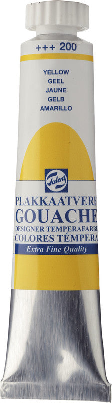 Talens Gouache – Gelb – 3×20 ml (60 ml)
