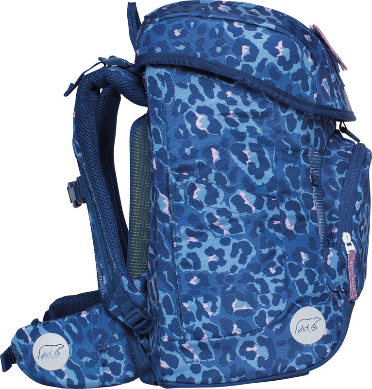 Beckmann Schulrucksack Plus Air – Cheetah – 20 l – aus recycelten PET-Flaschen