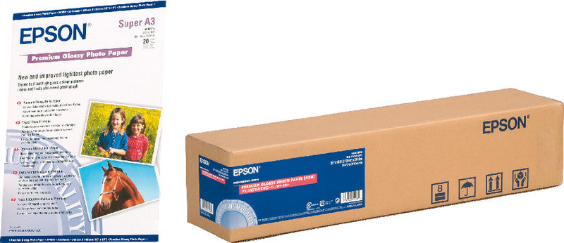 Epson Fotopapierrolle – glänzend, 610 mm × 30,5 m, 166 g/m², einseitig – für Inkjet-Drucker