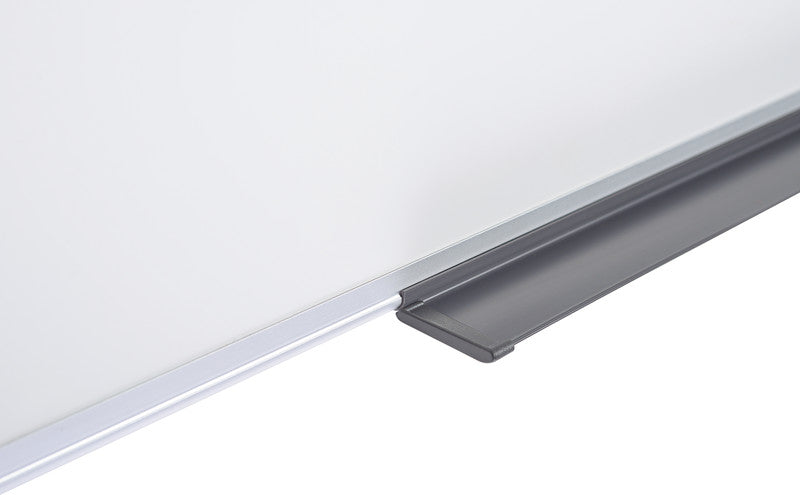 Q-connect Whiteboard – 120 × 90 cm, Emaille, magnetisch, Aluminiumrahmen, Wandmontage